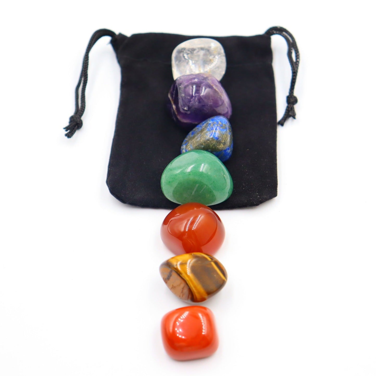 Kit de 7 Pierres d'Énergie pour le Yoga et les Chakras – Collection Karmisya - Karmisya