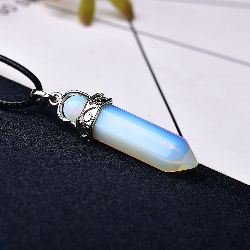 Pendentif en Cristal Naturel – Collection Karmisya - Karmisya