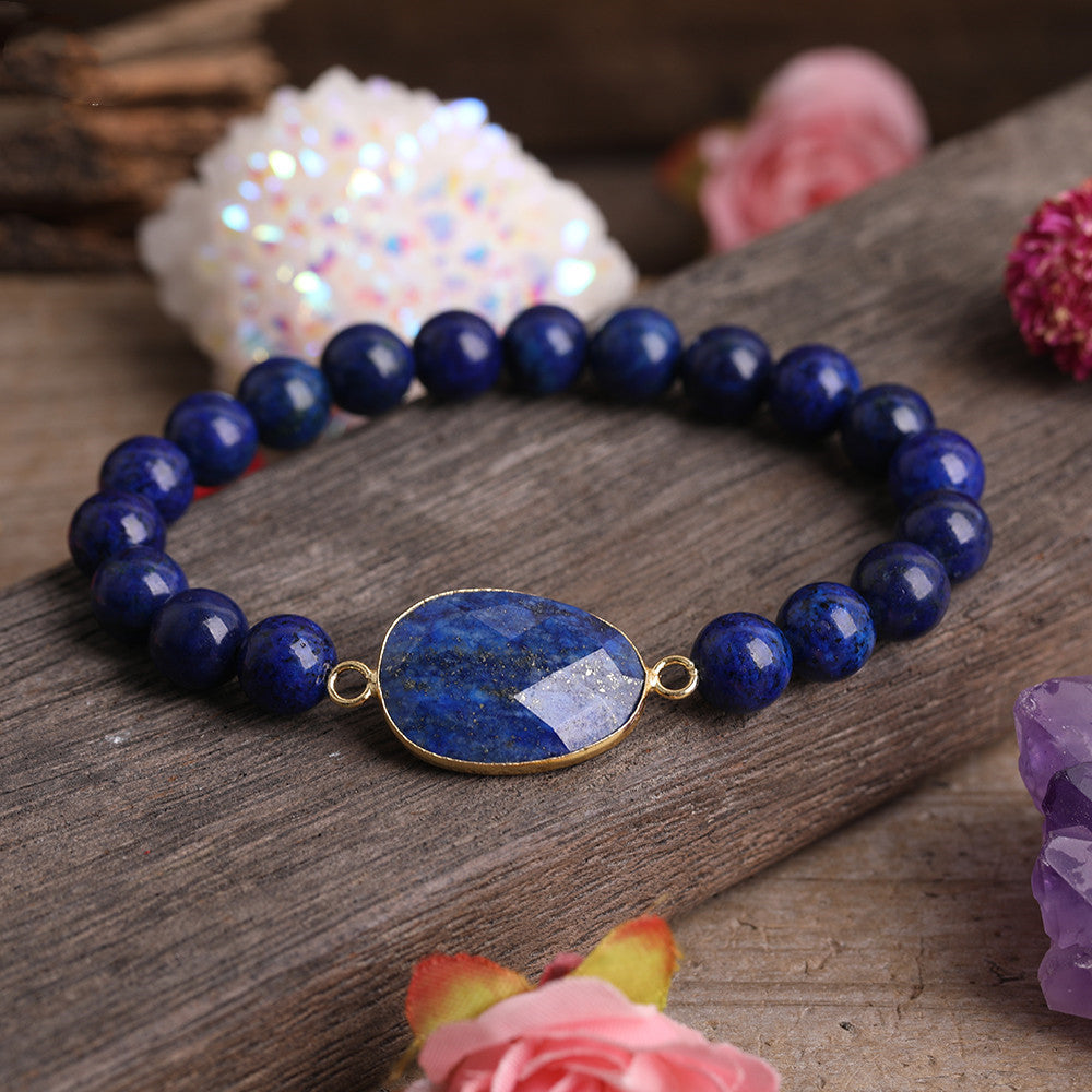 Bracelet en Lapis-Lazuli - Élégance et Harmonie