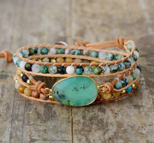 Bracelet en Jade Australien – Équilibre & Harmonie Naturelle