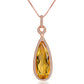 Collier Pendentif Citrine