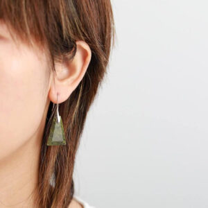 Boucles d'oreilles : lapis-lazuli / jaspe