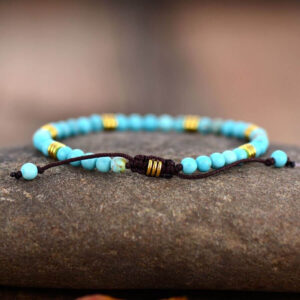 Bracelet : howlite turquoise
