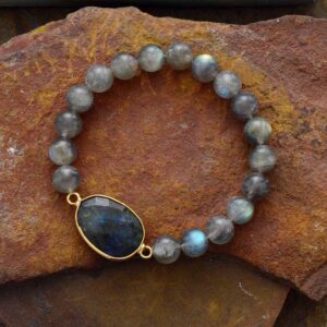 Bracelet : labradorite