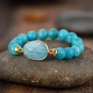 Bracelet : amazonite