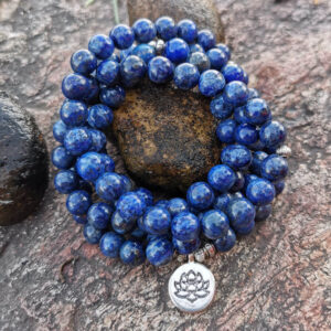 Mala : lapis-lazuli